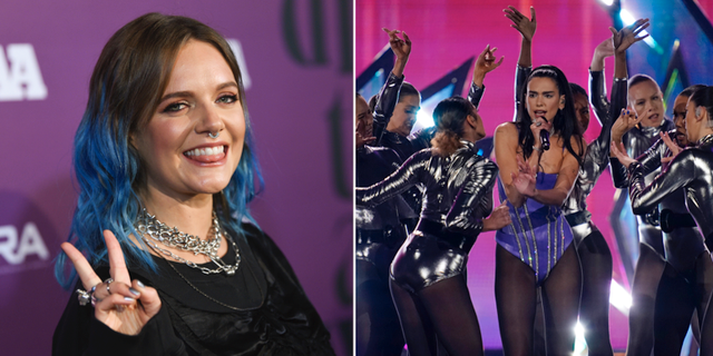 Tove Lo och Dua Lipa/Arkivbild TT