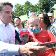 Rafal Trzaskowski och Andrzej Duda. 