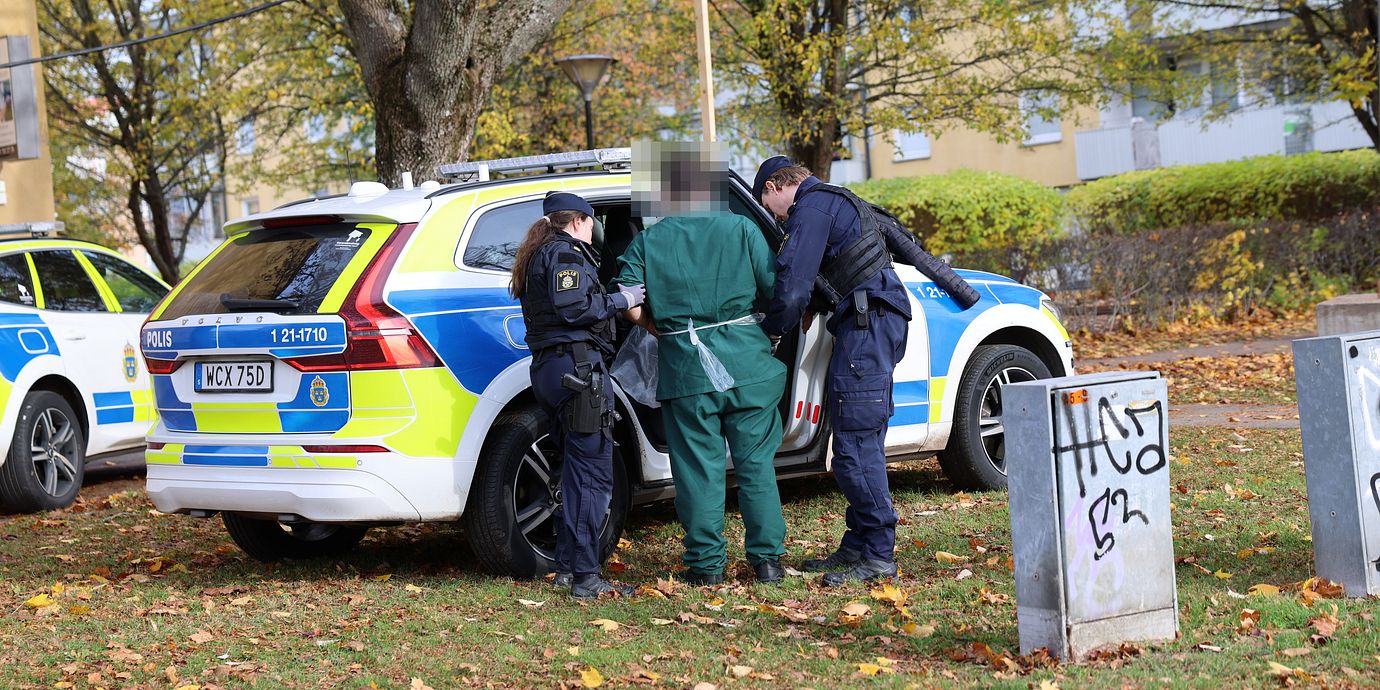 Uppgifter: Misstänkt greps med kirurgiska instrument