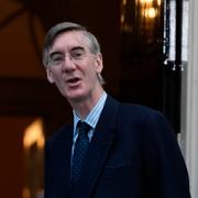 Jacob Rees-Mogg, dåvarande minister. 