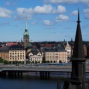 Utsikt över Stockholm.