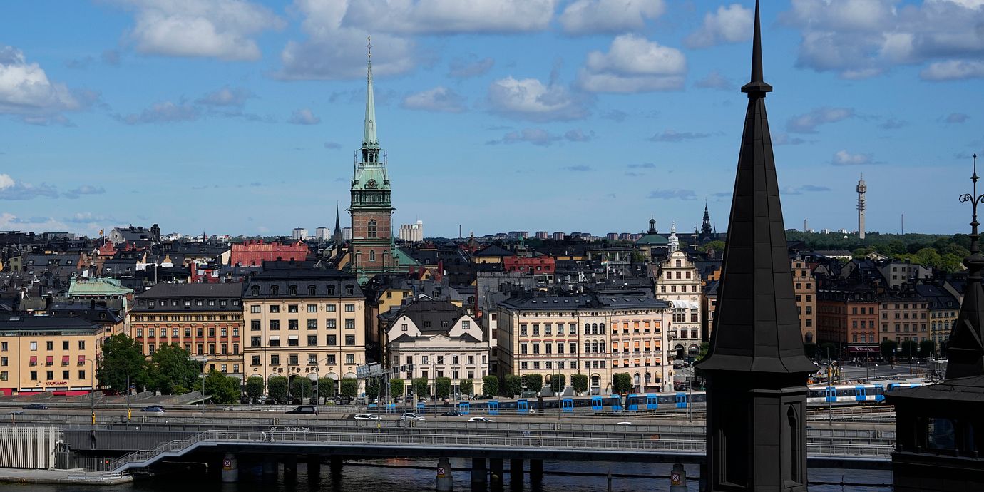Utsikt över Stockholm.