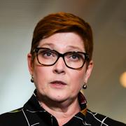 Australiens utrikesminister Marise Payne. 