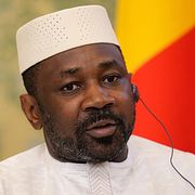 Malis tillförordnade president och militärjuntans ledare Assimi Goita. Bild från 2025.