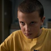 Eleven från serien Stranger Things.