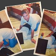 Bilder på Andrew ur Epstein-utredningen.