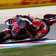 Ducati Lenovos spanske förare Marc Marquez vann Ungerns Moto GP-tävling i juni i år.