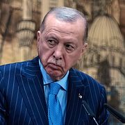 Turkiets president Recep Tayyip Erdogan.