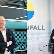 Volvokoncernens vd Martin Lundstedt och Vattenfalls vd Anna Borg.