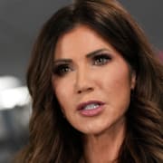 Gregory Bovino, Donald Trump och Kristi Noem.