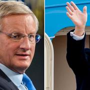 Carl Bildt och Donald Trump.