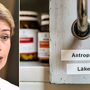 Annika Strandhäll (S) till vänster. 