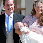 Christopher O'Neill, prinsessan Leonore och prinsessan Madeleine.