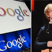 Googles logotyp, Ed Sheeran. 