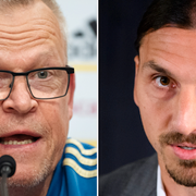 Janne Andersson och Zlatan Ibrahimovic.