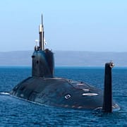 Rysk atomdriven ubåt/Arkivbild. 