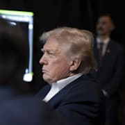 Donald Trump i det så kallade situationsrummet.