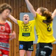 Höörs #13 Tilda Winberg, Sävehofs Thea Blomst och Johanna Forsberg.