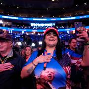 Publik i Madison Square Garden. 