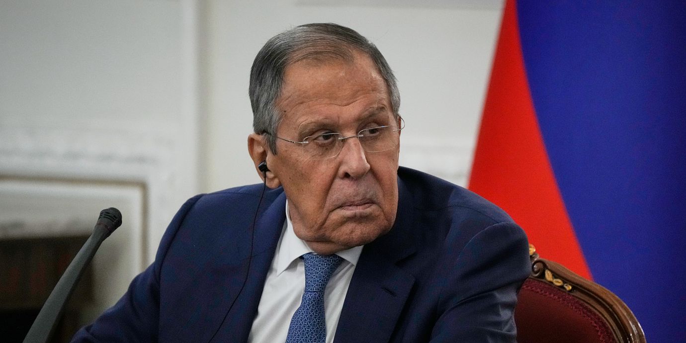 Den ryske utrikesministern Sergej Lavrov.