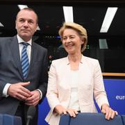 Manfred Weber och Ursula von der Leyen. 