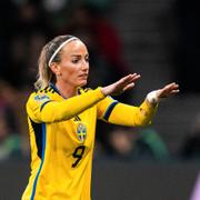 Kosovare Asllani och Lina Hurtig.