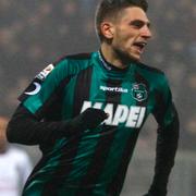 Domenico Berardi firar efter fjärde målet.