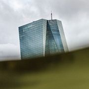 Arkivbild: ECB:s huvudkvarter i tyska Frankfurt. 