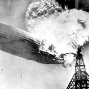 Från Hindenburg-katastrofen 1937. 