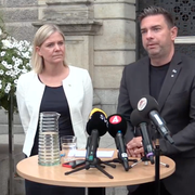 Andersson och kommunstyrelsens ordförande Jimmy Jansson. 