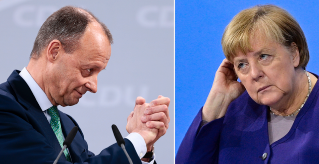 Friedrich Merz / Angela Merkel. TT