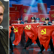 Pewdiepie/kinesiska tjänstemän uppträder inför kommunistpartiets kongress 2012. 