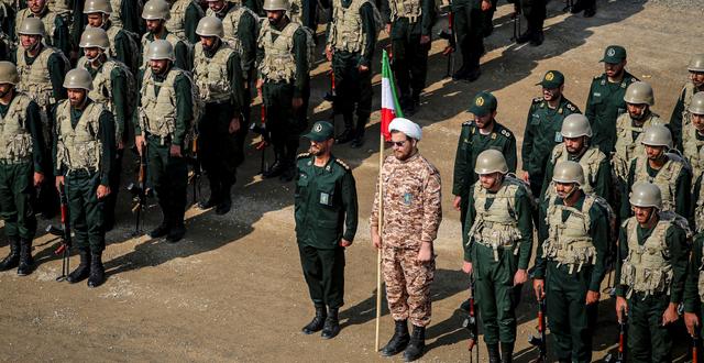 Militär i Iran. AP