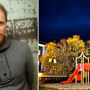 Arkivbilder. John Ajvide Lindqvist, Blackeberg där boken och den svenska filmen utspelar sig.