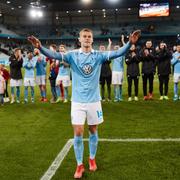 Felix Beijmo under en match med Malmö FF förra året. 