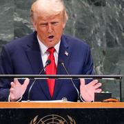 Donald Trump under sitt anförande