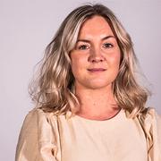 Mikaela Ahlnäs som digital affärsutvecklare på Svenska Spel. 
