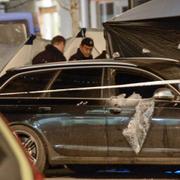 Bild från mordplatsen i Sollentuna