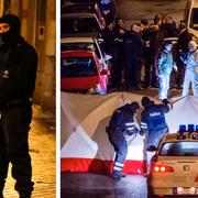 Bilder från tillslaget i Verviers i Belgien då två misstänkta terrorister dödades.