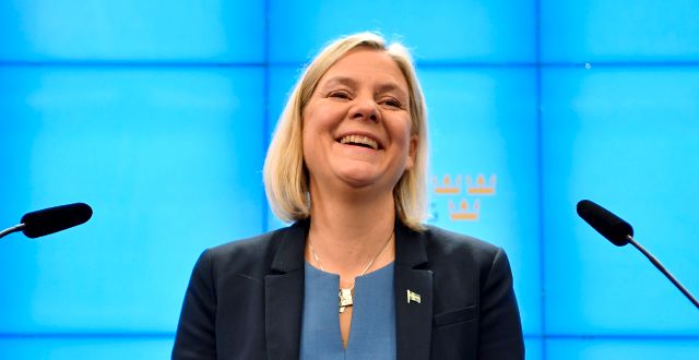 Statsminister Magdalena Andersson (S). Jessica Gow/TT