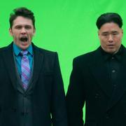 James Franco och Randall Park som Kim Jong-Un.