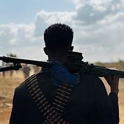 En soldat från regeringens styrkor i Somalia. Arkivbild.