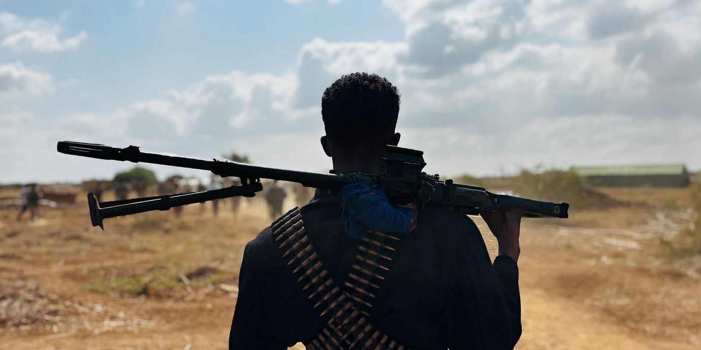 En soldat från regeringens styrkor i Somalia. Arkivbild.