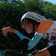 Cykellaget NSN i Tour de France den 4 juli 2026. Den 19-årige cyklisten Finlay Tarling som dog i en olycka på fredagen tillhörde NSN.