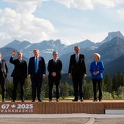 G7-lämndernas ledare samlade i Kanada.