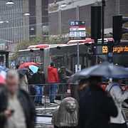 Regnigt Stockholm.