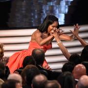 Regina King var en av tre svarta skådespelare som fick pris vid nattens Emmygala.