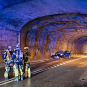 Bilolycka i Källötunneln, som förbinder Tjörn och Stenungsund. 