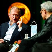 Marcus Wallenberg och Nvidias vd Jensen Huang