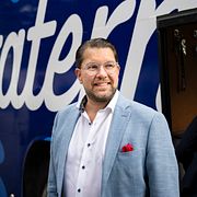 SD-ledaren Jimmie Åkesson i Stockholm, 2 september.